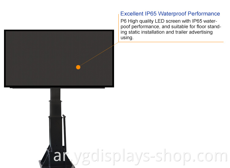 IP65 outdoor LED TV screen